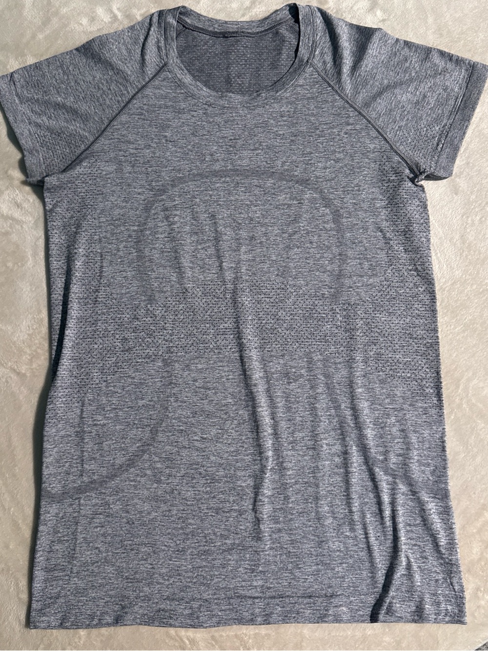 lululemon athletica Short-Sleeve Heathered Grey Tee